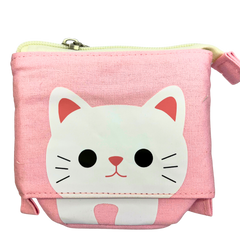 Cat Pencil Case - Pink